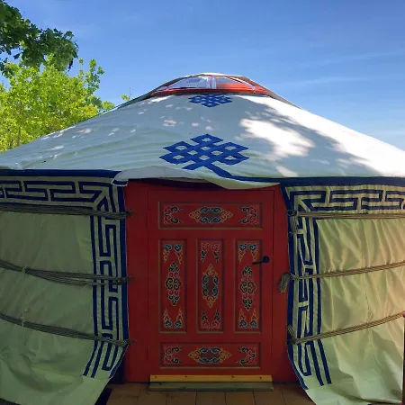 Campismo de Luxo Yourte Mongole Mont-Roc